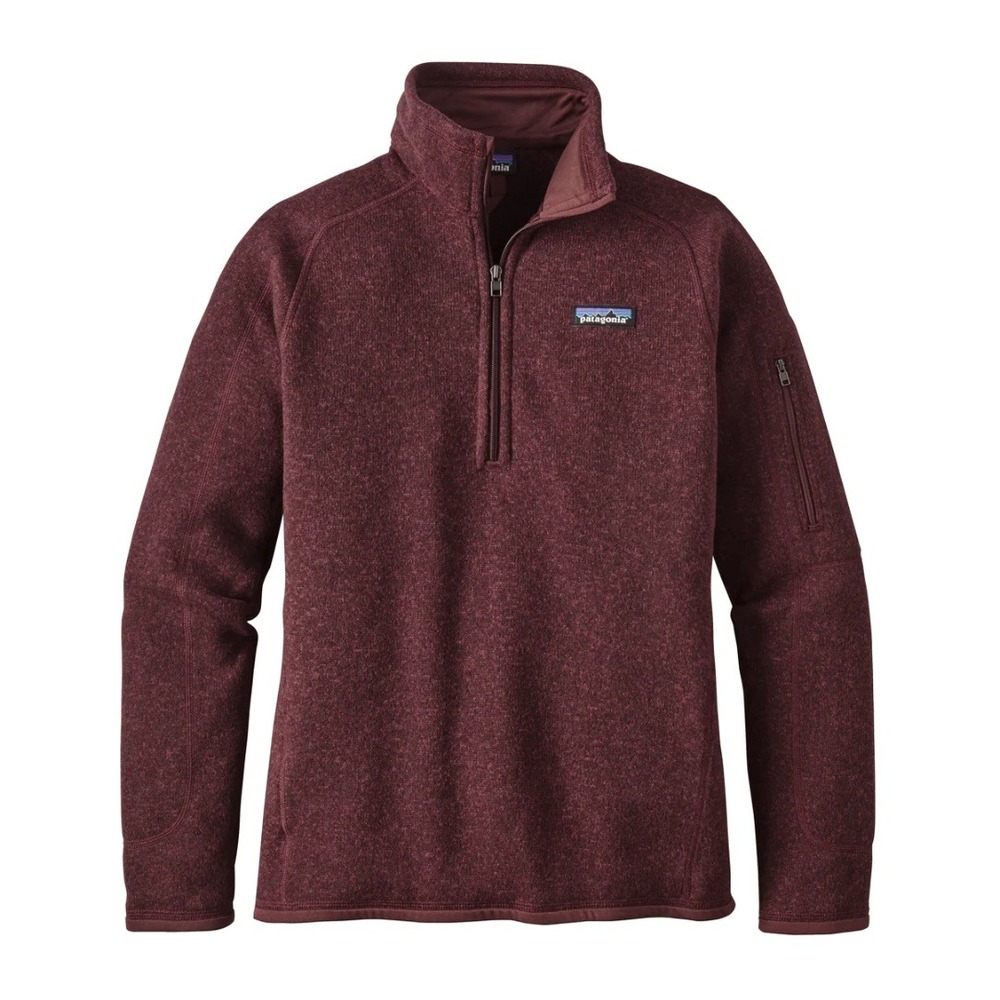 Patagonia | W's Better Sweater 1/4-Zip Fleece Jacket in Dark‎ Ruby Size Small